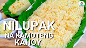 Nilupak Na Kamoteng Kahoy Youtube Filipino Food Dessert Recipes Asian Desserts