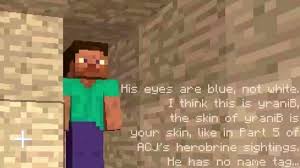 5 herobrine caught on camera amp spotted in real life indir. Top 5 Minecraft Creepypasta Characters Minecraft Amino