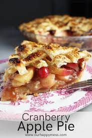Apple Cranberry Pie Recipe Apple Cranberry Pie Cranberry Pie Apple Recipes