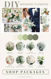 Cream And Sage Wedding Flower Packages In 2020 Wedding Flower Packages Flower Packaging Wedding Flowers