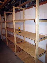 Are you a big fan of wooden shelves? How To Build Inexpensive Basement Storage Shelves