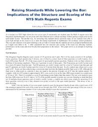 Pdf Raising Standards While Lowering The Bar Implications