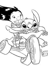 Free, printable mandala coloring pages for adults in every design you can imagine. Lilo And Stitch On Bike Coloring Pages For Kids Printable Free