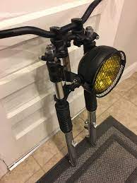 6 5 Inch Yellow Headlight With Grill Bike Headlight Cafe Racer Motorcycle Headlight
