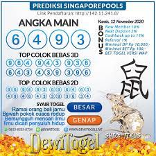 Togel Wap Prediksi Sgp Kamis 12 November 2020 Rabu 26 Agustus Gratis