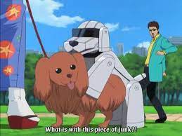 The Madao's robot dog is just as horny as he is... 😂😂😂 (Episode 72) :  r/Gintama