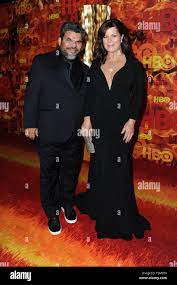 Los Angeles, CA, USA. 20th Sep, 2015. Luis Guzman, Marcia Gay Harden at the  after-party for HBO Post-Emmy Awards Reception 2015 - Part 2, The Plaza at  the Pacific Design Center, Los