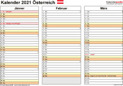 Maandelijkse en weeekly kalenders beschikbaar. Kalender 2021 Osterreich Fur Word Zum Ausdrucken