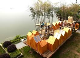 Living Bamboo Used To Grow Structures For China S Experimental City In Sky Bamboo Architecture Eco Architecture Architecture