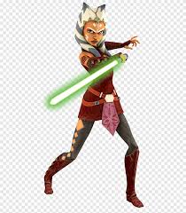 Ahsoka Tano Star Wars Die Klonkriege Anakin Skywalker Asajj Ventress Ahsoka Klonkriege Action Figur Ahsoka Tano Png Pngegg