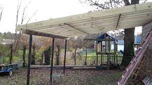 Building A Roof Over A Patio Google Search Lean To Roof Pergola Exterior Doors With Sidelights
