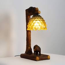 Rustic Fun Resin Trunk Bears 1 Light Table Lamps With Squama Lamp Design Study Table Lamp Quirky Table Lamps White Lamp Table Quirky Table Lamp Table Lamp Lamp