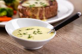 This Classic Bearnaise Sauce Is Made From A Reduction Of Vinegar And Wine Mixed With Bearnaise Sauce Beurre Blanc Sauce Recipe Lemon Beurre Blanc Sauce Recipe
