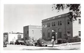 Wyoming Wy Postcard Real Photo Rppc C1950 Buffalo Masonic Lodge Post Office Post Office Wyoming