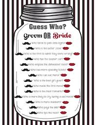 Guess Who Bridal Shower Game Printable Guess Who Said It Wedding Shower Game Engagement Party Game D1313 Couples Bridal Shower Bridal Shower Games Couple Shower Games