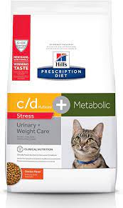 Hill's prescription diet c/d urinary stress + metabolic feline chicken. Amazon Com Hill S Prescription Diet Metabolic Urinary Stress Weight Urinary Care Chicken Flavor Dry Cat Food 6 35 Lb Bag Pet Supplies