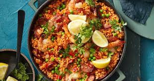 Easy One Pan Prawn And Chorizo Paella Recipe Recipes Paella Popular Dinner Recipes