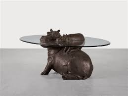 Sable pedestal with creative backing. Mark Stoddart Hippo Baby Coffee Table 2001 2001 Mutualart