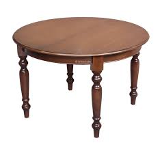 Table avec rallonge md1 bois h tre massif 140 x 80 cm. Table Ronde 120 Cm