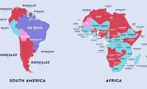 Barrett (#213), baker (#712) and baylor (#690) are three of the more chic birth names in. Most Popular Last Name In Every Country In The World