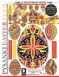 Cute bunny and egg designs to choose from! Pysanki Easter Eggs Cut N Make Book Ukranian Easter Eggs In Bold Traditional Folk Colors For Easter Paper Crafts And Cards Lipsanen Anneke 9789527268100 Amazon Com Books