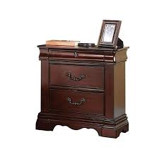 Kidskids arlo white and gold nightstand. Urban Designs 4733702 Vintage 2 Drawer Nightstand With Hidden Drawer 44 Dark Cherry 26 X 16 X 28 In Walmart Canada