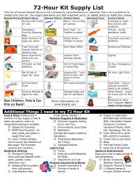 72 Hr Kits There Are 2 Pages To The Flyer Being Passed Out By The 72 Hour Kit Emergency Preparation Emergency Prepping Emergency Preparedness