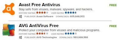 Avast Vs Avg Free Antivirus 2019 Comparison Review
