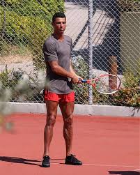 Cr7 Playing Tennis Christano Ronaldo Crstiano Ronaldo Cristano Ronaldo