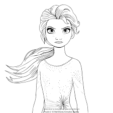 Elsa From Frozen 2 Coloring Page Elsa Coloring Pages Disney Coloring Pages Printables Frozen Coloring Pages