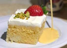 كيكة الحليب بالزعفران بالصور من ام عصام Recipe Desserts Vanilla Cake Food