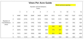Enoviti Vine Density For Our Vineyard