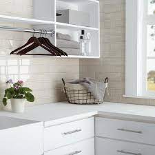 Villa artisan oyster ceramic tile. La Belle Purity Polished Ceramic Tile 3 X 12 100507722 Floor And Decor