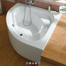 من شركة Vitraturkiye بانيو زاوية اكريليك متوفر مقاسات 140x140 Cm متوفر اللون الابيض 130x130 Cm متوفر اللون البيج للم Bathtub Instagram Posts Bathroom