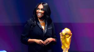 Who is World Cup draw host Samantha Johnson?