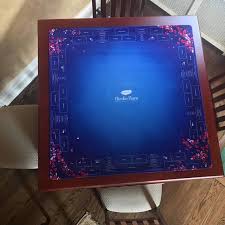 Mahjong Neoprene Mah Jongg Standard Size Bridge Table Cover Table Mat With Training Tips 34x34 Mahjong Table Mats Table Covers