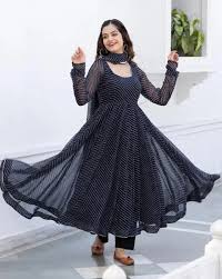 Price History of Siya Fashion Georgette Maxi Ethnic Dress from Myntra  111_16735121