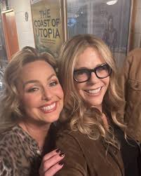 Tom Hanks and Rita Wilson showed up to support Melora Hardin, who stars in  Broadway play, McNeal, with Robert Downey Jr. The 57-year-old actress  shared a couple BTS photos saying, "I love