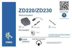 Teste de impressão com o zebra setup utility: Zebra Zd220 Quick Start Manual Pdf Download Manualslib