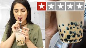 Trying The Worst Boba Tea 1 Star Youtube