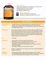 Cơ chế hoạt động của sản phẩm. Blackmores Bio C 1000mg Isi 90 Tablet
