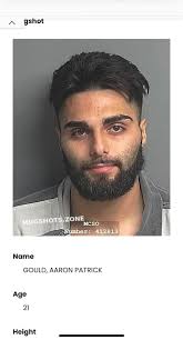 Aaron Patrick Gould, 24, was arrested during the second half of the Texans  game