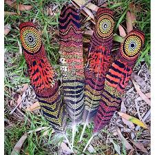 Feather Aboriginal Australian Google Search Feather Painting Feather Crafts Feather Art