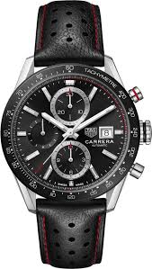 Tag Heuer Carrera Calibre 16 Automatic Chronograph 41 Mm Tag Heuer Watch Carrera Calibre 16 Chronograph Add Content Basel 19 Bezel Fixed Bracelet Strap Leather Bran Reloj De Pulsera Hombre Reloj De Pulsera Reloj