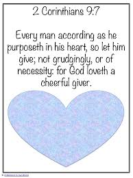 Monday Memory Verse 2 Corinthians 9 7 Memory Verse Healing Quotes 2 Corinthians
