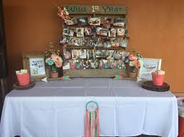 Daughter 1st Birthday Gift Ideas Gift Table Photo Pallet Prop Wild One Theme For My Daughters 1st Birthday First Birthday Themes First Birthday Gifts Gift Table