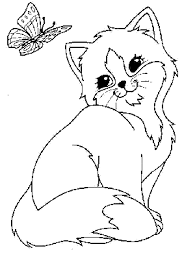 Dibujos De Gatos Para Colorear