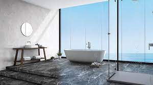 The surface has rich layers and scratches similar to what you would find in a slab carved from prehistoric mountains. Imperial Stone Collection Stone Tile Look Stonepeak