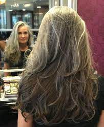 The best long styles for women over 40 include a few layers to give your hair body. 65 Gorgeous Gray Hair Styles Hair Styles Gorgeous Gray Hair Long Gray Hair
