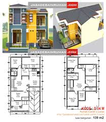 Gaya minimalis juga cocok untuk rumah yang kecil karena kesederhanaan ornamen membuat ruangan terasa lebih lega. 62 Desain Rumah Minimalis 2 Lantai Beserta Denahnya